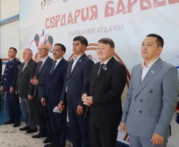 АУДАН ӘКІМІ "СЫРДАРИЯ БАРЫСЫ" ТУРНИРІНІҢ АШЫЛУ САЛТАНАТЫНА ҚАТЫСТЫ