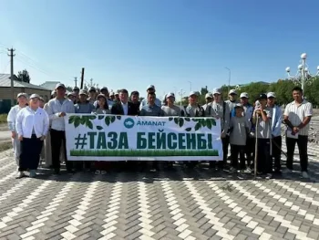 "Таза бейсенбі": Сырдария ауданында тазалық іс-шарасы ұйымдастырылды