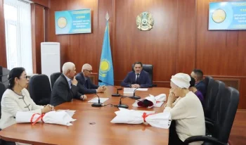 СЫРДАРИЯ АУДАНЫНДА ҚАРЖЫГЕРЛЕРГЕ ҚҰРМЕТ КӨРСЕТІЛДІ