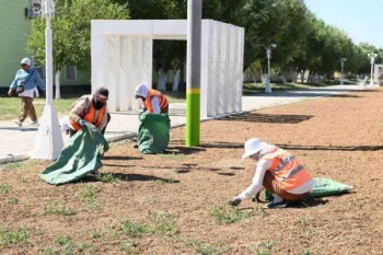 Қазалыда «Таза Қазақстан» акциясы аясында серпінді сенбілік өтті